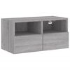 vidaXL 5 Piece TV Wall Cabinets Grey Sonoma Engineered Wood