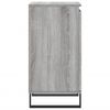 vidaXL Sideboards 2 pcs Grey Sonoma 40x35x70 cm Engineered Wood