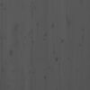vidaXL Wall Headboard Grey 146x3x91.5 cm Solid Wood Pine