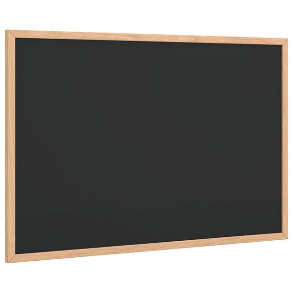 vidaXL Chalkboard with Solid Pine Wood Frame Black 60x40 cm