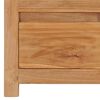 vidaXL TV Cabinet 115x30x35 cm Solid Teak Wood