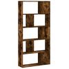 vidaXL Bookcase 5-Tier Smoked Oak 80.5x23.5x162.5 cm Engineered Wood