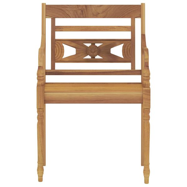 vidaXL 7 Piece Garden Dining Set Solid Wood Teak