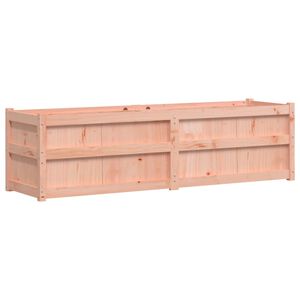 vidaXL Garden Planter | Natural Wood | Solid Douglas wood | Large | Sturdy