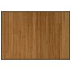 vidaXL Rug Rectangular Brown70x100 cm Bamboo