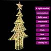 vidaXL Christmas Tree with 240 LEDs Warm white 181 cm PET