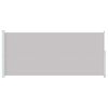 vidaXL Patio Retractable Side Awning 220x500 cm Grey