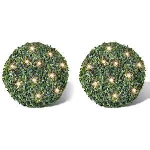 vidaXL Artificial Plant | Set of 2 | Mixed green | PVC | Standard