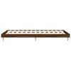 vidaXL Bed Frame without Mattress Brown Oak 90x200 cm Engineered Wood