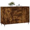vidaXL Sideboard Smoked Oak 101.5x35x70 cm Engineered Wood