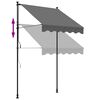 vidaXL Retractable Awning Anthracite 150x150 cm Fabric and Steel