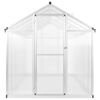 vidaXL Greenhouse Aluminium 421x190x195 cm 15.6 m&sup3;
