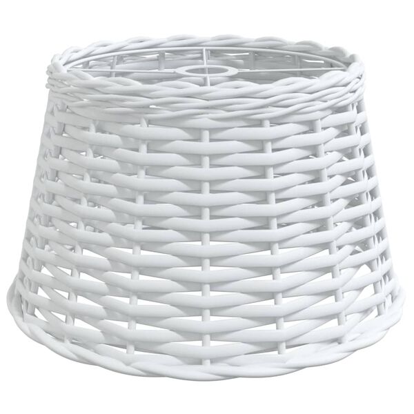vidaXL Ceiling Lamp Shade White &Oslash;38x23 cm Wicker