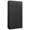 vidaXL Office Cabinet Anthracite 90x40x180 cm Steel
