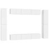 vidaXL Tv Cabinet | Set of 10 | White | Engineered wood | 10 Piece Set