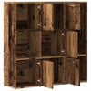 vidaXL Bookshelf Old Wood 90x28x90 cm Engineered Wood
