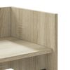 vidaXL Wall Shelf Sonoma Oak 70.5x35x30.5 cm Engineered Wood