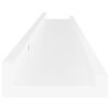 vidaXL Wall Shelves 4 pcs White 80x9x3 cm