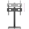 vidaXL Corner TV Stand 1-Tier for 32-65 Inch Black