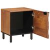vidaXL Bedside Cabinet Brown 40 x 33 x 46 cm Solid Mango Wood
