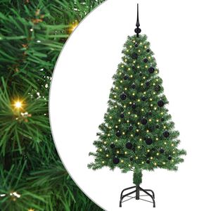 vidaXL Artificial Christmas Tree with 150 LEDs with Stand Green 150 cm