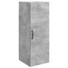 vidaXL Wall-Mounted Cabinet Concrete Grey 33 x 34.5 x 90 cm