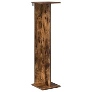 vidaXL Plant Stand Smoked Oak 25 x 25.5 x 100.5 cm Engineered Wood