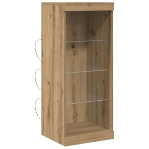 vidaXL LED Sideboard Artisan Oak 41 x 37 x 100 cm Engineered Wood