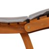 vidaXL Sun lounger 2 pcs Taupe 184 x 55 x 64cm Solid Acacia wood