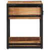 vidaXL Bedside Cabinet Brown 40 x 40 x 50 cm Solid acacia wood