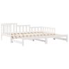 vidaXL Daybed with Trundle and Drawers without Mattress White 80x200 cm