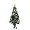 vidaXL Artificial Christmas Tree with LEDs&Ball Set&Pine Cones 180 cm