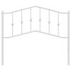 vidaXL Metal Replace Headboard White 107 cm