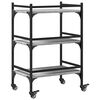 vidaXL Kitchen Trolley Grey Sonoma 50x35x75.5 cm Engineered Wood