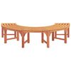 vidaXL Tree Bench 2 pcs Natural 160 x 80 x 45cm Solid Eucalyptus Wood