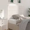 vidaXL Headboard White 106x4x100 cm Solid Wood Pine