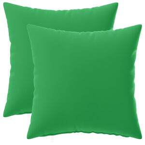 vidaXL Cushion Cover 2 pcs HEERLEN Green 30 x 30 cm Polyester