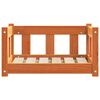 vidaXL Dog Bed with Storage Wax Brown 55 x 45 x 28 cm Solid Pine Wood