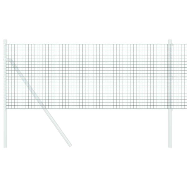 vidaXL Welded Wire Fence Green 0.8 x 10 m