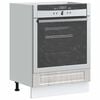 vidaXL Oven Cabinet Porto Grey Sonoma Engineered Wood