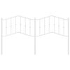 vidaXL Metal Replace Headboard White 180 cm