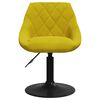 vidaXL Bar Stool Mustard Yellow Velvet