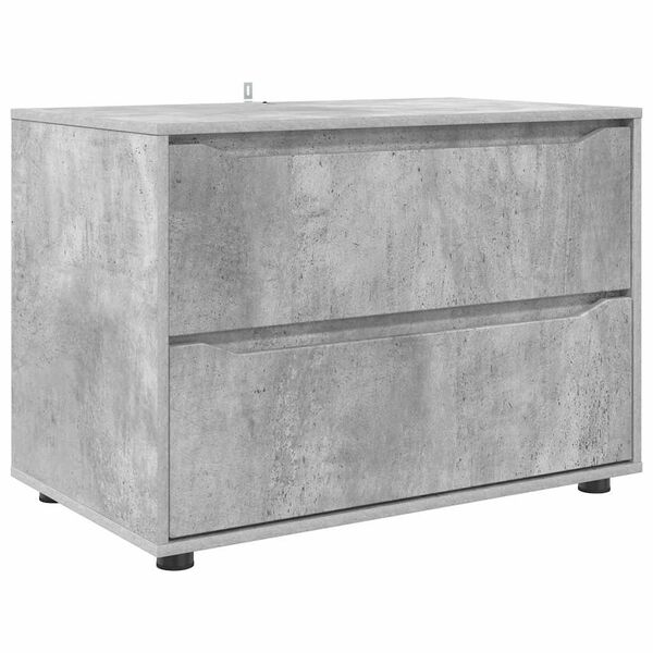 vidaXL Storage Cabinet Concrete Grey 80 x 48 x 57 cm Engineered Wood