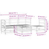 vidaXL 6 Piece Garden Sofa Set Impregnated Wood Pine