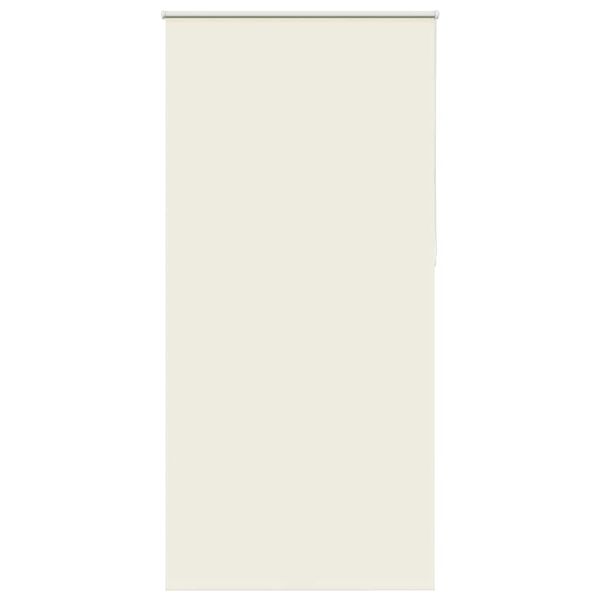 vidaXL Roller Blind Blackout Off White 105x230 cm Fabric Width 100.7 cm Polyester
