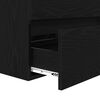 vidaXL Bathroom Furniture Set with Drawer 2 pcs Black Oak and White