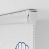 vidaXL Shower Roller Blind with Cassette 110x240 cm Fabric Width 106 cm