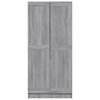 vidaXL Wardrobe Grey Sonoma 82.5x51.5x180 cm Engineered Wood