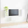 vidaXL TV Cabinet Set Wall-mounted 6 pcs White Engineered Wood