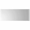 vidaXL LED Bathroom Mirror Transparent 100 x 40 cm Tempered Glass